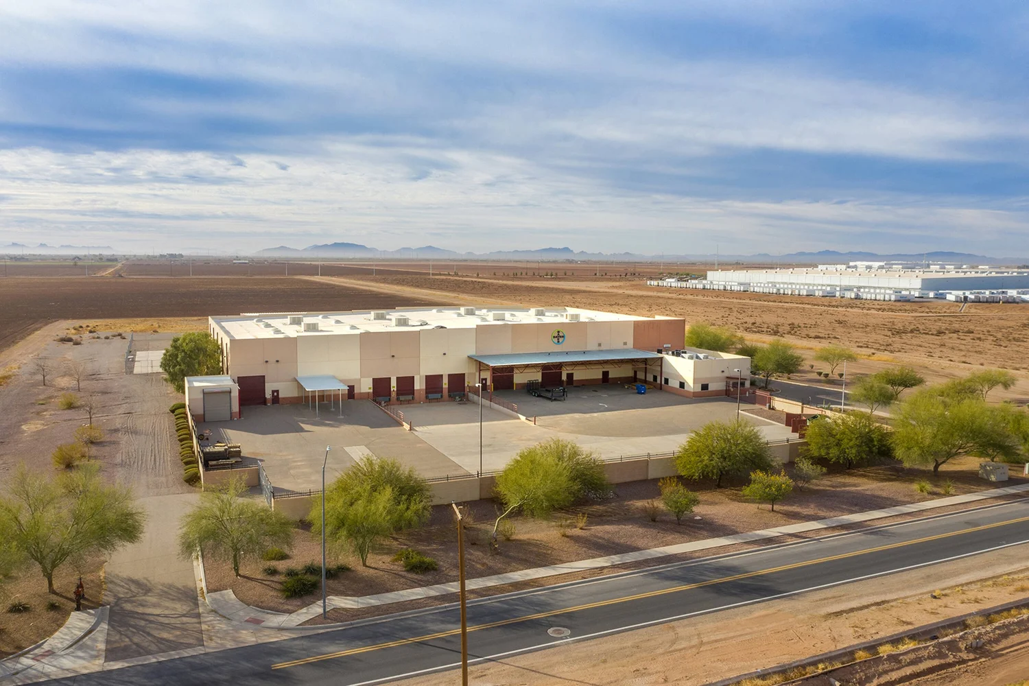 Industrial outdoor storage yard in Casa Grande, Arizona